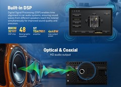 10.95″ QLED WiFi 6 Head Unit CarPlay Android Auto Single DIN GPS Multimedia DSP