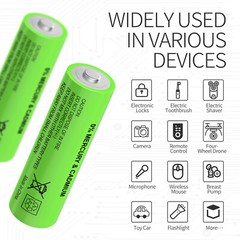 16Pcs 1.5V AA AAA Rechargeable Batteries 3000mAh Alkaline Battery w/ Charger US