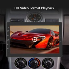 10.1″ Carplay Car Stereo Radio Single 1Din Rotatable Touch Screen Bluetooth MP5