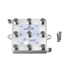 Construct Vertical 8-Way 5-2300MHz Coax Splitter