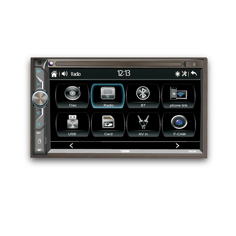 DS18 DDX6.9ML 6.9″ Double-Din Touchscreen Car Stereo Bluetooth USB Mirror Link