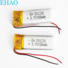 2 x 3.7V 150mAh Lipo Rechargeable Battery For Mp3 Bluetooth with PCM 051230