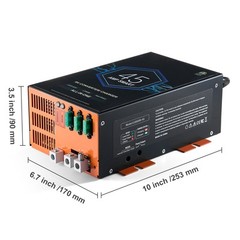VEVOR RV Converter 45 Amp 110V AC to 12V DC RV Power Converter Battery Charger