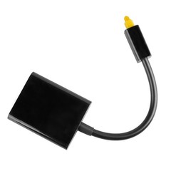 Dual Port Toslink Digital Fiber Optical Adapter Splitter Audio Cable 1 In 2 Out;