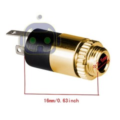 5 Pack HQ Gold Plated 3.5mm Stereo Female Audio Jack Connector Panel Mount