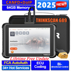 2025 THINKSCAN 689 Auto Full Diagnostic Tool Bi-Directional Scanner Free Update