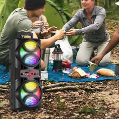 3000W Portable Bluetooth Party Speaker Sub woofer Heavy Bass Sound System w/ Mic