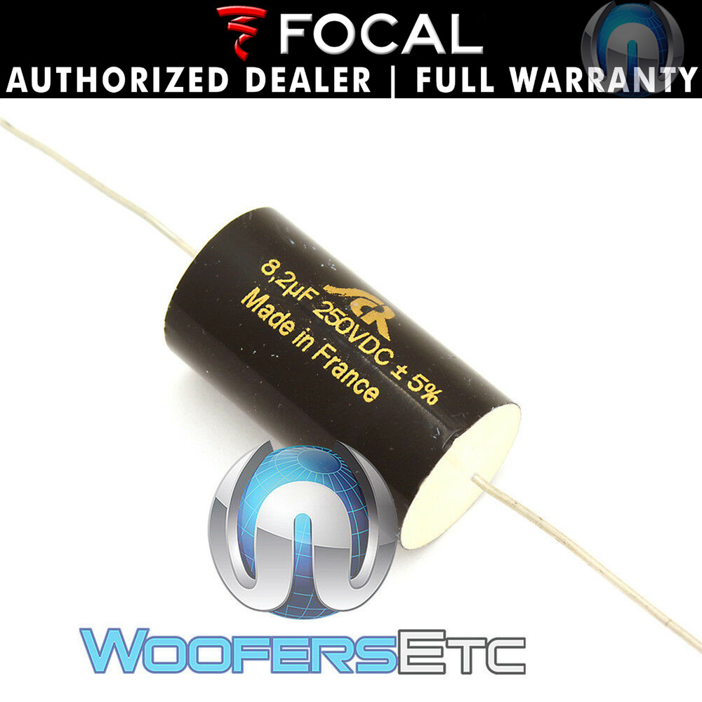 FOCAL POLYPROPYLENE FILM QUALITY CAPACITOR 8,2µF 250VDC ± 5% MADE IN FRANCE NEW