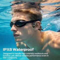 Open Ear BC300 Swimming Headphones, Open-Ear Bone Conduction Headphones,