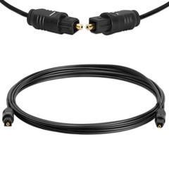 12FT TOSLINK Fiber Optic Optical Digital Audio Cable SPDIF Sound Bar Cord Gold