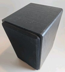 Micca MB42 Black Bookshelf Speakers 9.5×6.75×5.75 Inches No Wires Tested Works