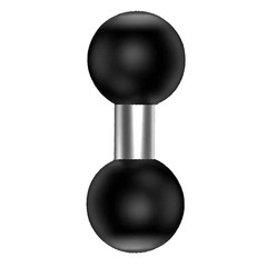 1 inch Ball Mount Base Adapter to 1″ Ball Extension Arm Compatible with RAM M…