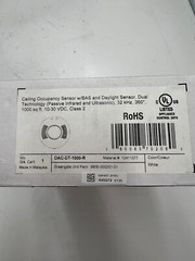 Cooper Greengate Ceiling Occupancy Sensor 10-30VDC Class 2,32 KHz OAC-DT-1000-R