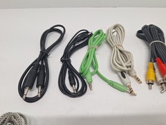 Mixed Lot 15 RCA Auxiliary Audio Video Cables 3.5mm Composite Various