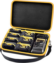 Extra Large Battery Storage Holder Case for DEWALT 20V/ 60V MAX XR Battery &Char