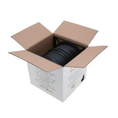 RG59 Siamese Coaxial Cable 20AWG 18/2 CCTV Security Camera Bulk Wire Black 500FT