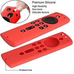 Silicone Remote Cover for Amazon Fire TV Stick 4K Protective Case Skin 5 Color