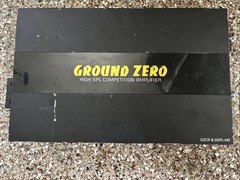 Ground Zero Car Amplifier ground zero gzca 8.0 spl m2 ——AS IS —-