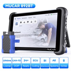 MUCAR 892BT Car Diagnostic OBD2 Scanner Full System Tool Action Test Free Update