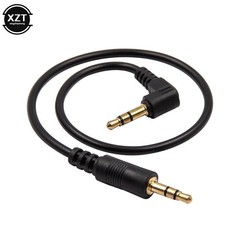 30cm 3.5mm to 3.5mm Jack to Jack Audio Cable Lead Gold Short Aux Car Stereo New