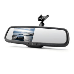 4.3″Car Rear View Mirror Monitor with No1 Bracket Backup Camera License Plate US