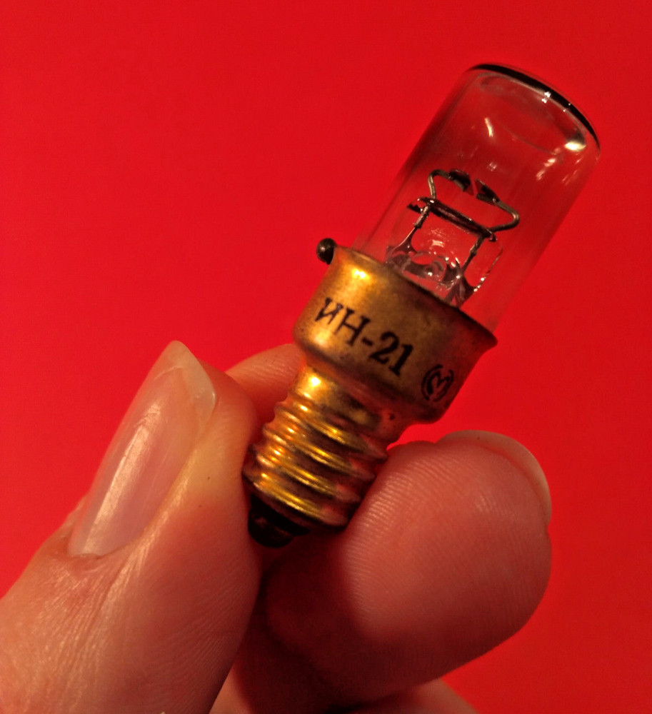 IN-21 IN21 ИН-21 nixie neon tube display digit clock point dot vintage 2pcs