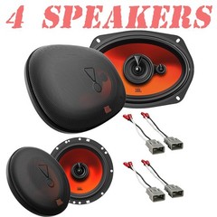 JBL 6×9″ 560W Rear & 6.5″ 400W Front Door Speakers for 1998-2007 Honda Accord