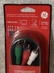 GE 33321 GE Component Audio/Video Coaxial Cable 6ft Connect Audio/Video Device