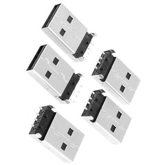 uxcell 5 Pcs USB 2.0 Type A Male Jack Solder Connector, Repair…