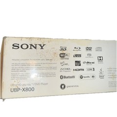 Sony UBP-X800 4K Ultra HD Blu Ray 3D Hi-Res Audio HDR With Remote Tested