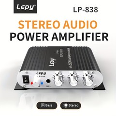 50W Car Audio Power Amplifier Hifi Stereo 2.1 Channel Bass Amp 12V Car Home