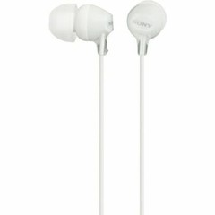 NEW Sony Ex Earbud White In-Ear only Headsets MDR-EX15AP
