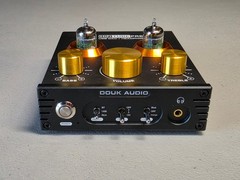 Douk Audio P1 HiFi Bluetooth Vacuum Tube Preamp USB DAC Stereo Headphone Amp