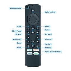 2Pcs NS-RCFNA-21 Voice Remote Control For Insignia Toshiba Fire TV NS sereis