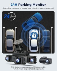 Mejor Camara De Seguridad 1080P Para Carros De 360° Cámara De 4 Canales