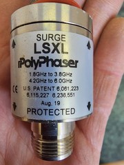 PolyPhaser LSXL 1.8-3.8/4.2-6.0 GHz In-Line EMP Surge Filter