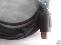 Mesa Boogie Foot Switch Connecting 8 Pin Din Heavy Duty Cable 12ft wire 26 AWG