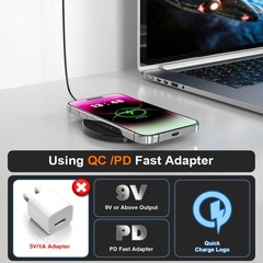 wireless charger pad,fast charging station for iphone 17/16/15/14/13/12 series
