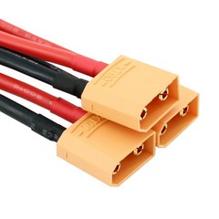 3 Pcs XT90 Male Connectors w/ 10cm 12AWG Wire for Turnigy Zippy Lipo -44