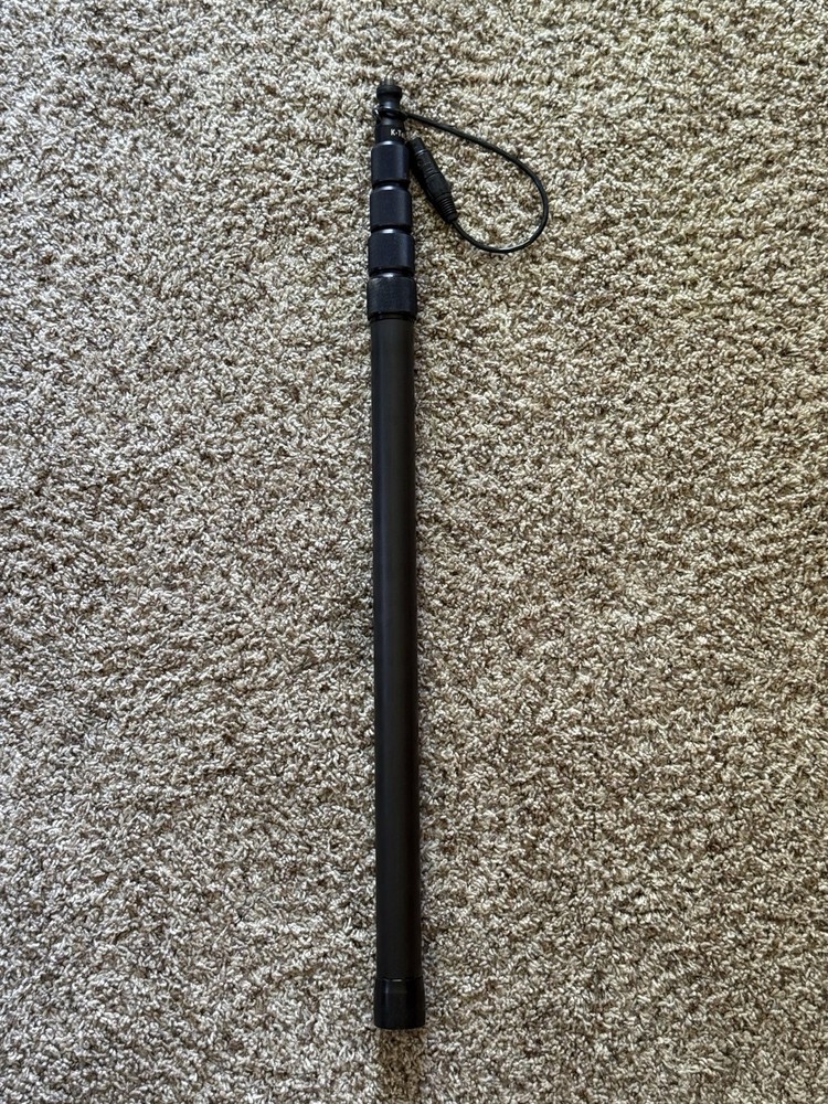 K-Tek KEG-100CC Avalon Series Graphite Boompole 24”- 8’8” Internal Cable.