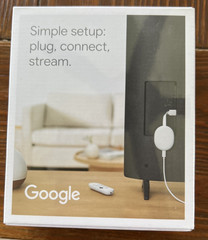 NEW Google Chromecast TV 4K HDR Android & IOS White GA01919-US Wifi & Bluetooth