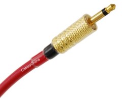 3.5mm (1/8″) Mono TS Male to Single RCA Male Gold Plated AV Red Cable