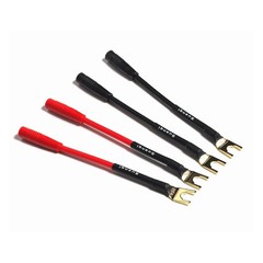 Spade Plug to Female Banana Jack Adapter Cable, 4mm Banana Jack Female to For…
