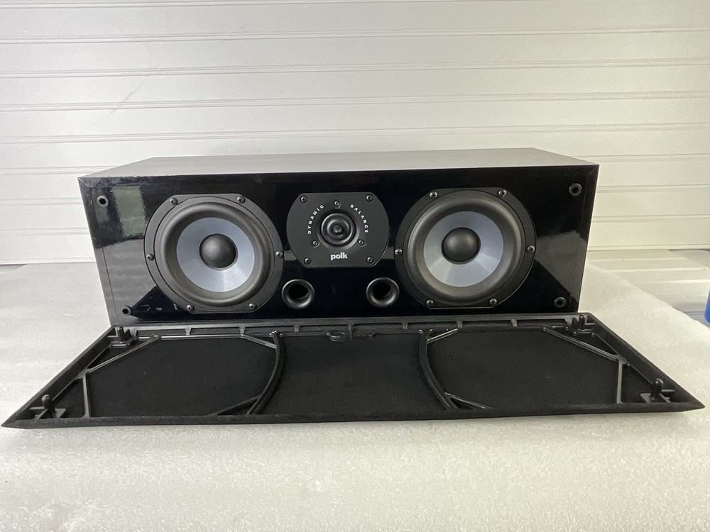 Polk Audio LSiC Center Channel Speaker High Gloss Black – Used