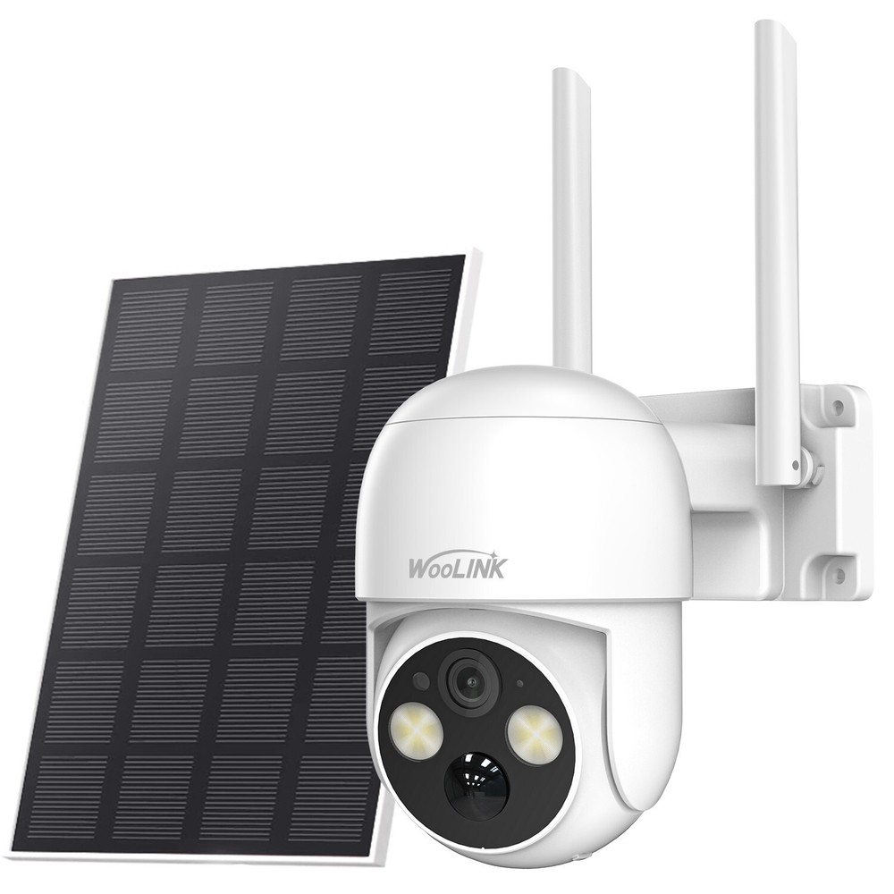 4MP Wireless Solar Power Camera Outdoor Wifi Battery Pan/Tilt Securty Camera