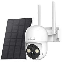 4MP Wireless Solar Power Camera Outdoor Wifi Battery Pan/Tilt Securty Camera