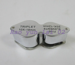 Geological magnifying glass 10 times 20 times double head and multiple geology