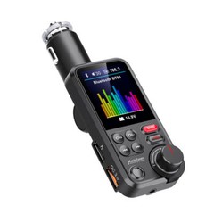 Wireless Car Bluetooth FM Transmitter Aux USB Charger Hands-Free Call Display