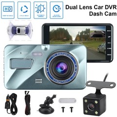 HD 1080P Car Dual Lens Dash Cam 4″ DVR Recorder Front & Rear Camera Night Vision