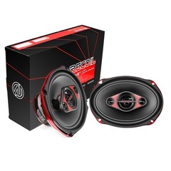 RECOIL A RSX694 6×9 Inch 4-Way Coaxial Speakers 240W Max for Car Audio